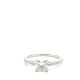 14k WG Lab Grown Diamond Ring Princess 0.98CT Round 20D- 0.18CTW 21D-1.16CTW  1.94GR