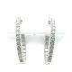Earrings-HOOPS, Diamond  14k WG  Basics