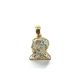 14KY LAB GROWN DIAMOND PENDANT 1LINCOLN-1.36CTW 14KY-0.89GR