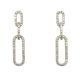 LUCY Collection Earrings with 100 pcs 1.02 ctw set on 2.66 gr 14k WG 2.87 GW