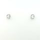 LUCY Collection Earrings with 2 pcs 0.6 ctw set on 0.63 gr 14k WG 0.75 GW