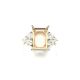 STACEY Rings  0.94  Lab Grown Diamond 0.94  Sides set on 4.37gr 14k YG