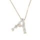 A Lab Grown Collection Pendant with 9 pcs 2.05 ctw set on 2.68 gr 14k YG 3.1 GW