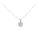 MG Pendants  0.27 CTW 47 RD NATURAL Diamond set on 0.73gr 14k WG