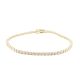 Basics Bracelet  2.99   with 2.99  Round Brilliant Diamond Sides set on 6.86gr 14k YG