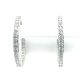 Basics Earrings  1.00   with 1.00  Round Brilliant Diamond Sides set on 6.18gr 14k WG
