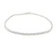 14KW NATURAL DIAMOND TENNIS BRACELET 75RD-3.00CTW 14KW-3.10GR