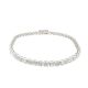 14KWG LAB GROWN DIAMOND TENNIS BRACELET 50RD-7.00CTW, 14KW-3.06GR, 7 INCH