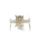 Bridal Collection Semi Mount 100 RD Natural Diamonds 0.9 set on 3.4 gr 14k YG