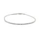 14KW LAB GROWN DIAMOND TENNIS BRACELET 98RD-2.09CTW 14KW-2.37GR