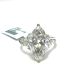 14KW LAB GROWN DIAMOND ENGAGEMENT RING NON CERT F-G VS+ 1MQ-4.09CT 8D-0.23CTW 14KW-3.064GR