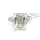 14KW LAB GROWN DIAMOND ENGAGEMENT RING NON CERT F-G VS+ 1EM-5.04CT 8D-0.25CTW 14KW-3.46GR