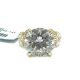 14KY LAB GROWN DIAMOND ENGAGEMENT RING NON CERT F-G VS+ 1RD-5.21CT 12D-0.42CTW 14KY-3.286GR