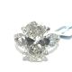 14KW LAB GROWN DIAMOND ENGAGEMENT RING NON CERT F-G VS+ 1OV-5.08CT 32D-0.38CTW 14KW-3.024GR