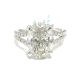14KW LAB GROWN DIAMOND ENGAGEMENT RING NON CERT F-G VS+ 1OV-3.03CT 36D-0.44CTW 14KW-2.772GR