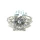14KW LAB GROWN DIAMOND ENGAGEMENT RING NON CERT F-G VS+ 1RD-3.09CT 6D-0.3CTW 14KW-3.11GR