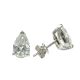 14KW LAB GROWN DIAMOND STUDS 1PE-1.43CT 1PE-1.7CTW 14KW-1.46GR