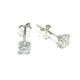 10k WG Lab Grown Diamond  Studs  2RD- 0.50CTW 110KW-0.77