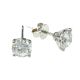 10k WG Lab Grown Diamond Studs 2RD- 1.03CTW 10k WG-1.02GR