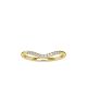 14k YG Lab Grown Diamond  Rings  Round Brilliant 0.09CT 12D  -0.09CTW  1.30GR