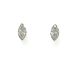 14k WG Lab Grown Diamond  Studs  1MQ-1.03CT 1MQ-- 1.11CTW 1.59GR