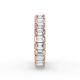 Emerald Shape Diamond Eternity Bands in Gold