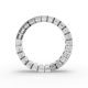 Emerald Shape Diamond Eternity Bands in Gold