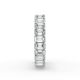 Emerald Shape Diamond Eternity Bands in Gold