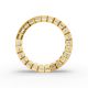 Emerald Shape Diamond Eternity Bands in Gold