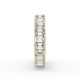 Emerald Shape Diamond Eternity Bands in Gold