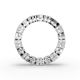 Heart Shape Diamond Eternity Bands in Gold