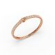 Princess Shape Diamond Bracelets in Gold