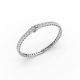 Princess Shape Diamond Bracelets in Gold