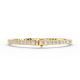Princess Shape Diamond Bracelets in Gold
