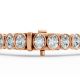 Oval Shape Diamond Bracelets in Gold