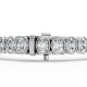 Oval Shape Diamond Bracelets in Gold