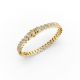 Oval Shape Diamond Bracelets in Gold