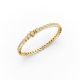 Round Shape Diamond Bracelets in Gold