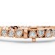 Heart Shape Diamond Bracelets in Gold