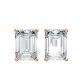 4 Prong Solitaire Earrings