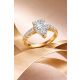 Pear Shape Diamond Bridal Ring in Gold