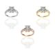 Radiant Shape Diamond Bridal Ring in Gold