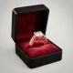 Round Shape Diamond Bridal Ring in Gold