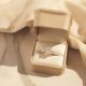 Radiant Shape Diamond Bridal Ring in Gold