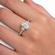 Oval Shape Diamond Bridal Ring in Gold