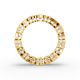 Heart Shape Diamond Eternity Bands in Gold