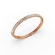 Emerald Shape Diamond Bracelets in Gold