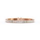 Emerald Shape Diamond Bracelets in Gold