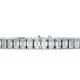 Emerald Shape Diamond Bracelets in Gold