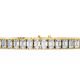 Emerald Shape Diamond Bracelets in Gold